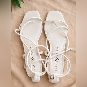 Katy Perry Collections Elegant White Sandals
